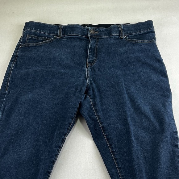LulaRoe Womens Blue Denim Jeans Size 36 High Rise Skinny Stretch - Picture 2 of 10